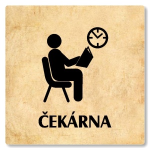 Čekárna, 100x100mm, pergamen, Nevada